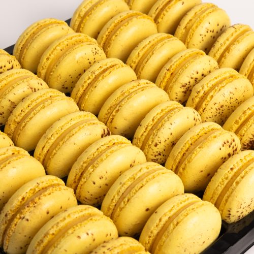 Passion Fruit Macarons – Tray of 35
