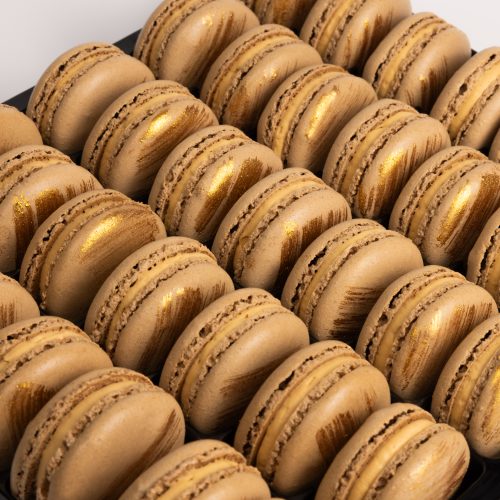 Salted Caramel Macarons – Tray of 35