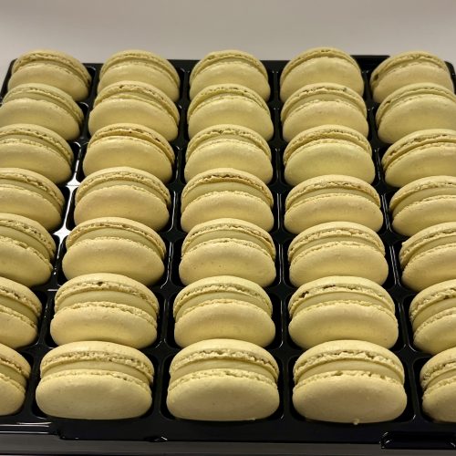 Pistachio Macarons – Tray of 35