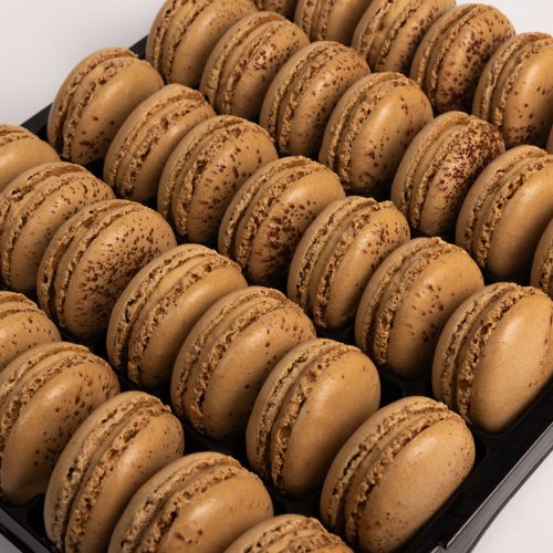 Coffee Macarons – Tray of 35